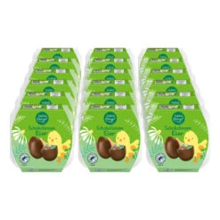 Fröhliche Osterzeit Dip Eier Mit Schokolinsen 120 G, 18er Pack