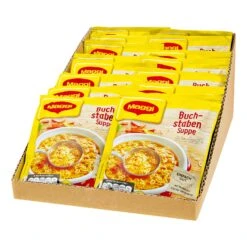 Maggi Guten Appetit Buchstabensuppe Ergibt 1 Liter, 16er Pack