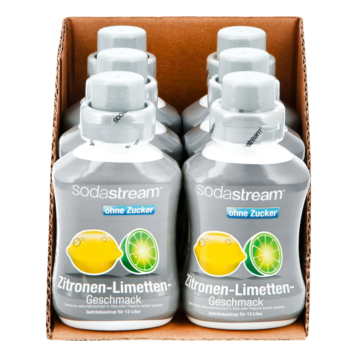Sodastream Sirup Zitrone-Limette Ohne Zucker 0,5 Liter, 6er Pack 1 Sodastream Sirup Zitrone-Limette Ohne Zucker 0,5 Liter, 6er Pack