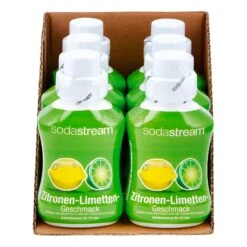Sodastream Sirup Zitrone-Limette 0,5 Liter, 6er Pack