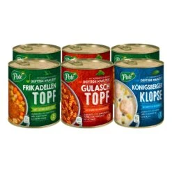 Pote Deftige Mahlzeit Eintöpfe 800 G, Verschiedene Sorten, 6er Pack
