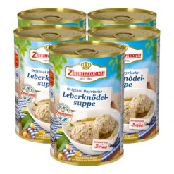 Zimmermann Leberknödel-Suppe 400 Ml, 5er Pack