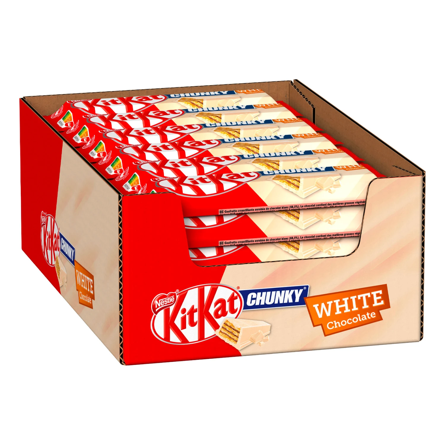 Nestlé® KitKat Chunky White Chocolate 40 G, 24er Pack 1 Nestlé® KitKat Chunky White Chocolate 40 G, 24er Pack