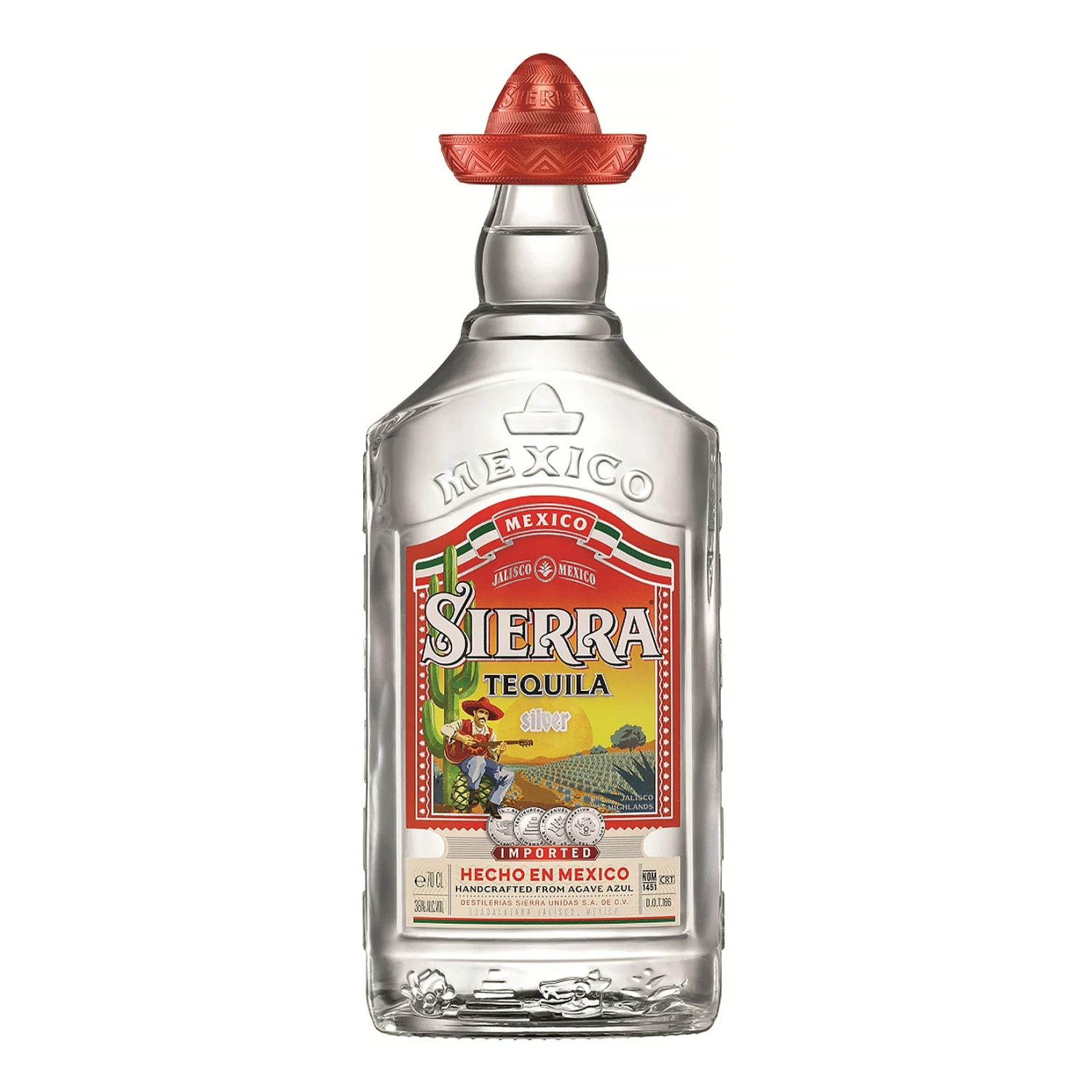 Sierra Tequila Silver 38,0 % Vol 0,7 Liter 1 Sierra Tequila Silver 38,0 % Vol 0,7 Liter
