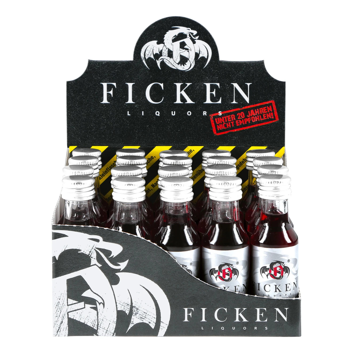 Ficken Jostabeerenlikör 15,0 % Vol 20ml, 20er Pack 1 Ficken Jostabeerenlikör 15,0 % Vol 20ml, 20er Pack
