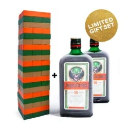 Jägermeister 35,0 % Vol 1,4 Liter Geschenkbox Mit Meister Bricks Spiel