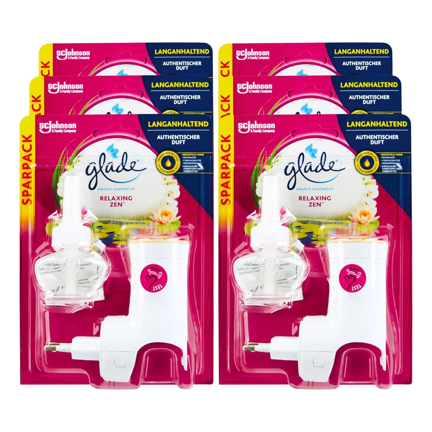 Glade® Glade Duftstecker Halter Relaxin Zen 20 Ml, 6er Pack 1 Glade® Glade Duftstecker Halter Relaxin Zen 20 Ml, 6er Pack