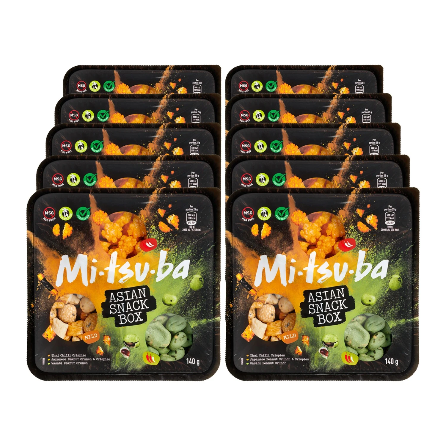 Mitsuba Snack Box 140 G, 10er Pack 1 Mitsuba Snack Box 140 G, 10er Pack